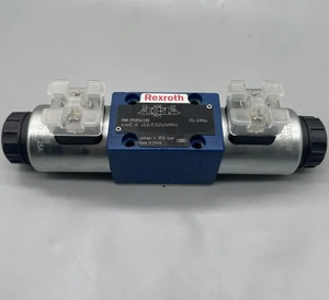 R901340854 4WE 6 J6X/EG24N9K4 โซลินอยด์วาล์วไฮดรอลิกแบบ 4/3 ทาง พร้อมแม่เหล็กไฟฟ้าคู่ แบบสปริงเซ็นเตอร์ - Product Image 1