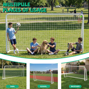 Portería de Fútbol Portátil con Red y Conos de Entrenamiento para Niños, Equipo Deportivo para Exteriores, Uso en Todas las Estaciones, Envío desde Almacén en EE. UU. - Product Image 2
