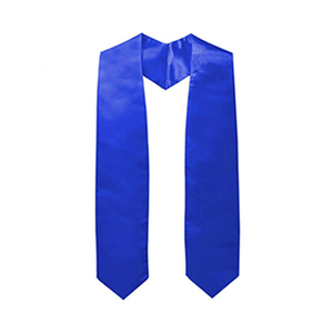 Étole de graduation grise de 72 pouces de haute qualité, confortable et colorée pour l'université, livraison rapide avec finitions décoratives - Product Image 4