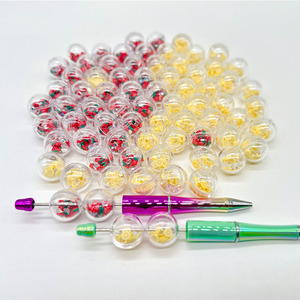 Nuevas Cuentas Decorativas de Aleación de Zinc en Forma de Cruz Multicolor con Orificios Rectos para Bolígrafos y Cadenas de Teléfono, Accesorios de Joyería - Product Image 4