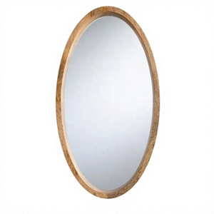 Axiom Home Accents Decorative <b>Wall</b> <b>Mirror</b> Minimalist Design With Glass and Iron for Modern Bathroom or Office Antique - Product Image 1