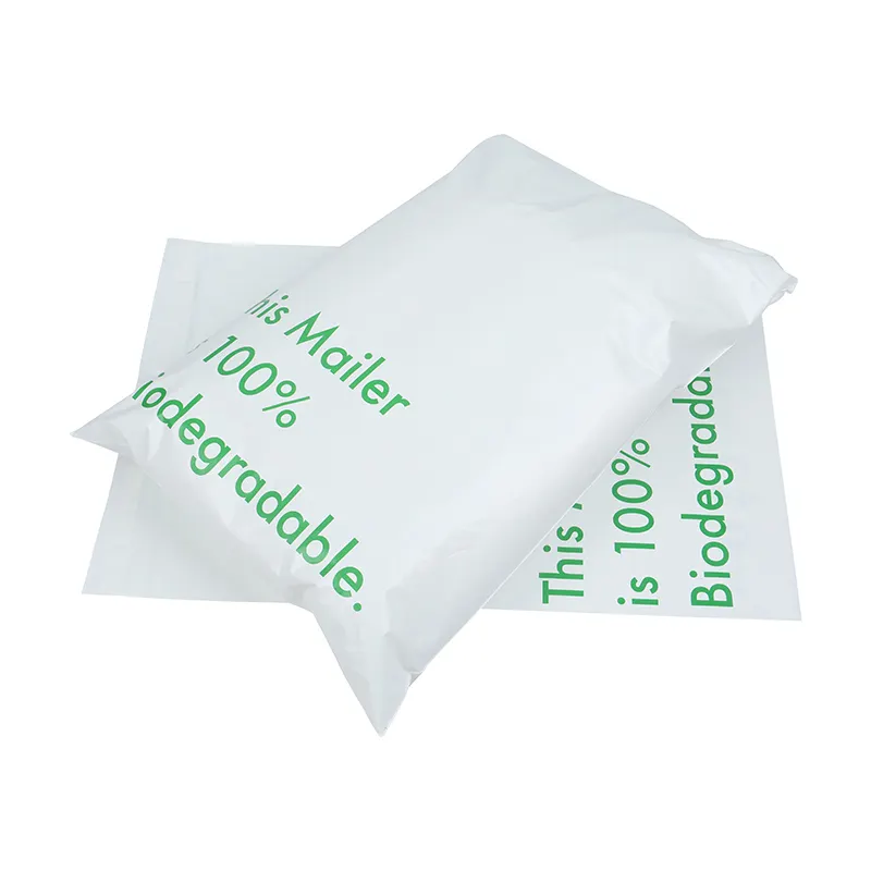 नई पाले सेओढ़ लिया रंग 100% खाद शिपिंग बैग के लिए कपड़े कस्टम 100% biodegradable मेलर LM93