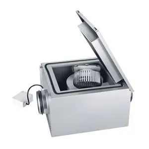 Peralatan ventilasi logam sentrifugal kipas ventilasi kabinet impeler besi tahan karat kipas kotak akustik Inline sunyi