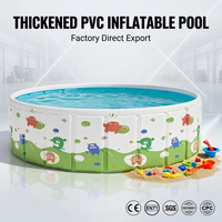 Piscine gonflable pour enfants en PVC, pliable et portable, installation rapide, piscine à sable