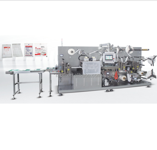 Adhesive Medical Pu Film Wound Dressing and Patch Forming Making and Packing Machine