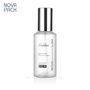 Bouteilles pulvérisatrices en plastique dépoli à épaule inclinée 100ml 150ml 200ml, flacons pour brume corporelle, flacons pour tonique facial, pulvérisateur en aluminium - Product Image 5