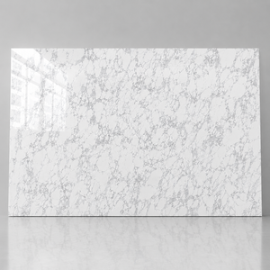 Losa de piedra sinterizada con aspecto de mármol blanco Arabescato, baldosa de porcelana con aspecto de mármol pulido de 1600 x 3200 x 12 mm para encimera de pared - Product Image 1