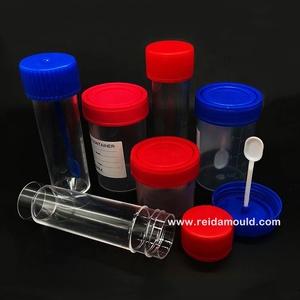 <span class=keywords><strong>Urine</strong></span> et matières fécales en plastique jetables médicales personnalisées pour les tailles de 40ml et 60ml de tasses d'essai de moule de chapeau - Product Image 6