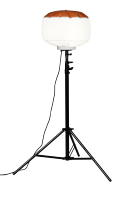 Lampe à ballon LED mini Moonlightia pour éclairage extérieur portable avec batterie Li-ion, éclairage sans éblouissement pour les appels d'offres ou les projets de financement, DC AC