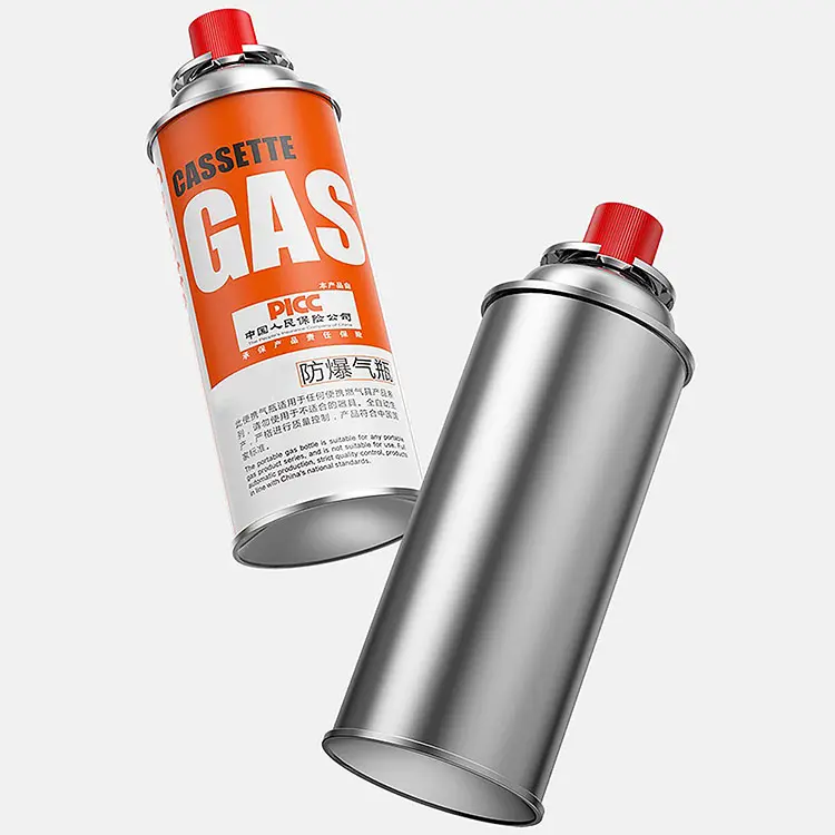 latas vazias de ar fresco de oxigênio latas de alumínio aerossol
