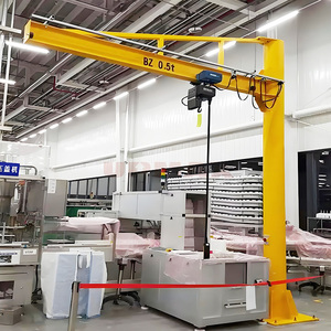 Электрический подъемный поворотный рычаг с поворотом на 360 ° напольный консольный кран 0,5 тонны, 1 тонный 2-тонный 3-тонный стрелочный кран - Product Image 2