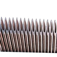 Aiguille à fente pour clavicule, en acier inoxydable, pièces, biseauté, coupe arrière