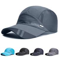 Gorra de Béisbol Ligera Unisex al por Mayor, Transpirable, de Secado Rápido para Deportes al Aire Libre, 100% Poliéster, 6 Paneles, Diseño Común