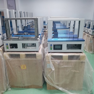 Automatic Desktop OPP Film/<span class=keywords><strong>Paper</strong></span> Tape 50mm <span class=keywords><strong>Banding</strong></span> Strapping <span class=keywords><strong>Machine</strong></span> para Venda - Product Image 4