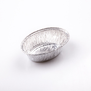 Tia tb41 không truyền thống nhôm lá mỏng <span class=keywords><strong>Container</strong></span> hình elip trứng cốc thực phẩm khay chống ăn mòn lá <span class=keywords><strong>container</strong></span> - Product Image 2
