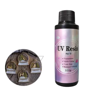 Uv döküm takı sertleştirici ve reçine 100g DIY UV ultraviyole reçine sert UV reçine takı el sanatları