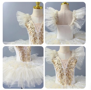 ชุดเดรสเจ้าหญิงสำหรับเด็กผู้หญิง, ชุดกระโปรงบัลเล่ต์ชุดเต้นบัลเลต์ชุดสำหรับเด็กผู้หญิงชุดการแสดงบนเวที - Product Image 6