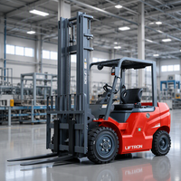 Chariot élévateur électrique au lithium Liftron CPD35 3500 kg pour transport de palettes en entrepôt industriel, châssis robuste
