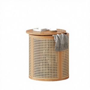 Modern Durable Decorative Wood <b>Coffee</b> <b>Table</b> Handwoven Frame Storage Eco-Friendly Antique Home Living Room Furniture Organizer - Product Image 3