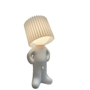 Lampe de chevet Shy Boy à commande par bouton, rechargeable, luminosité réglable, lampe de <span class=keywords><strong>bureau</strong></span>, lampe de chevet, pièce décorative pour le salon - Product Image 5