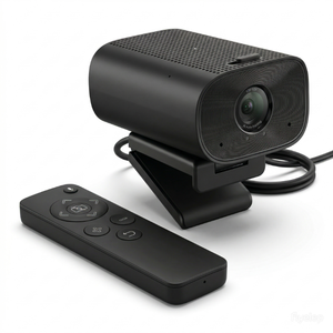 Cámara Web para Computadora <span class=keywords><strong>de</strong></span> 30 fps y 4K para Transmisión en Vivo, Enseñanza en Línea, Creación <span class=keywords><strong>de</strong></span> Contenido, con Micrófono y Altavoz Integrado - Product Image 1
