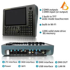 Controlador DMX Mini de Fábrica para Iluminación con Función de Empuje, Pantalla Táctil, Consola Ma Wing y Fader - Product Image 3