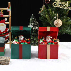 Caja de Música Luminosa Navideña, Adorno de Caja de Música Navideña, Caja de Regalo para Personas Mayores, Paquete de Regalo, Caja de Música de Regalo - Product Image 1