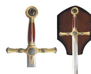 Película <span class=keywords><strong>Harry</strong></span> <span class=keywords><strong>Potter</strong></span> Cosplay Gordic Masonic Sword Réplica con placa <span class=keywords><strong>de</strong></span> pared - Product Image 6