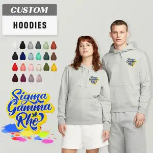Hoodie Cotton Supplier Custom Mens Heavy Rhinestone Organic French Terry Ropa Deportiva Embroidery Hoodies Custom
