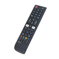 Télécommande à code fixe BN59-01315D 433 MHz, noire, 4 boutons, pour téléviseurs Samsung série 7 RU7100 UA43R, portée de 8 mètres, piles AAA