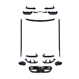 Adecuado para BMW Serie 5 G60/G68, Mejora <span class=keywords><strong>de</strong></span> Modificación, Parrilla Delantera Estilo Black Knight, Labio Trasero, Difusor Trasero, Embellecedor <span class=keywords><strong>de</strong></span> Carrocería - Product Image 1