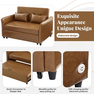 الصين المورد الصانع الحب مقعد <span class=keywords><strong>Loveseat</strong></span> حجم كامل 2 مقاعد أريكة نوم أريكة صغيرة سحب السرير لغرفة المعيشة غرفة نوم - Product Image 3