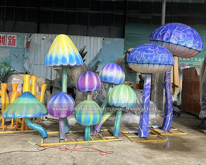 Grupos de Faroles de Colores con Forma de Hongo para Exhibiciones Urbanas, Personalizados por la Fábrica - Product Image 2