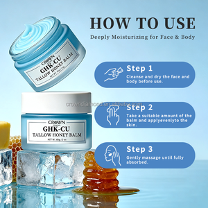 <span class=keywords><strong>Baume</strong></span> Éclaircissant Naturel Vegan OEM pour Visage et Corps, Hydratant, Raffermissant, Anti-Âge, à la Vitamine E, au Miel et aux Peptides de Cuivre GHK-Cu - Product Image 6