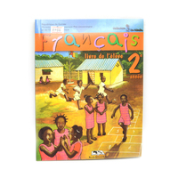 Impression de livres reliés et brochés de haute qualité, respectueux de l'environnement, impression offset sur carton duplex, impression bon marché de manuels scolaires français africains