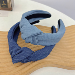 Diadema de Mezclilla con Nudo, Accesorio para el Cabello, Diadema para Mujer, Moda 2023 - Product Image 6