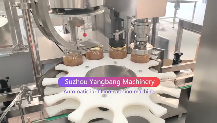 Automatic Honey Satay Sauce Fruit Jam Filling and Capping Machines Line ...