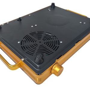 Table de cuisson électrique infrarouge en céramique avec plaque vitrocéramique entièrement en verre facile à nettoyer et commande par bouton - Product Image 6