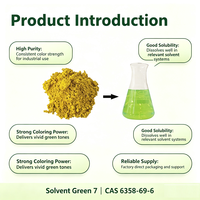 Poudre de Solvent Vert 7 (CAS 6358-69-6) – Teinture fluorescente soluble dans l'eau de haute pureté pour la surveillance du flux d'eau