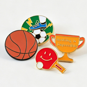 Broches Personalizados, Pin de Solapa, Diseño Deportivo, Insignia Pulida Estampada, Pin de Esmalte Personalizado - Product Image 1