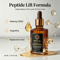 Sérum facial anti-âge MRUIS au collagène et à la caféine, acide hyaluronique, vitamine C, végétalien, raffermissant, anti-rides, 30 ml, OEM ODM