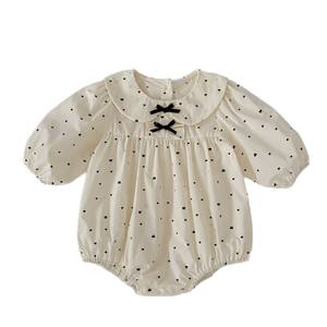 Body de manga larga con lazo para niña, para recién nacida, uso diario al aire libre - Product Image 5