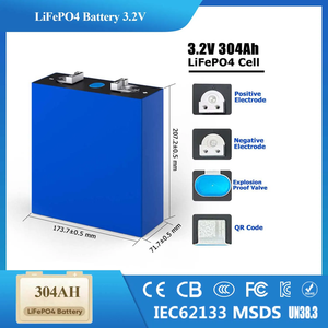Batería de iones de litio prismática LiFePO4 de grado A 3.2V 304Ah MB31 en stock en la UE, 8000 ciclos, para sistema de almacenamiento de energía solar DDP - Product Image 2