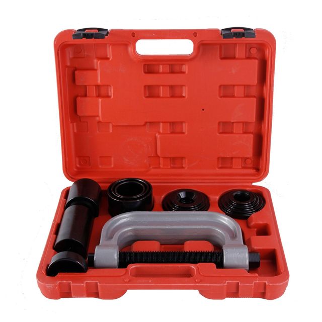 Heavy Duty U Joint Removal Tool Kit 10Pcs Car Truck Ball Joint Extractor Removal and Press Tool  4WD Removal Installer Separator