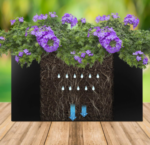 Jardinière rectangulaire en métal antirouille pour jardin personnalisée pot de fleurs carré en métal jardinière en acier galvanisé - Product Image 5