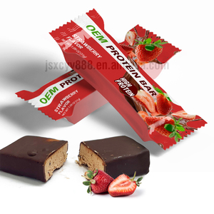 Barrette Proteiche al Cioccolato Personalizzate per il Mercato USA, Snack <span class=keywords><strong>Proteici</strong></span> Salutari per l'Energia, Produzione Cinese - Product Image 1