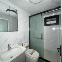 Conteneur Mobile Préfabriqué de Vie Extensible 40 Pieds 20 Pieds, Maison Conteneur avec Toilettes et Douche 3 Chambres
