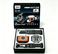 Reloj Inteligente WT-09 2026 con Auriculares Inalámbricos, Dos Correas, Llamadas Bluetooth, Monitor de Sueño, Reloj Inteligente Deportivo para Exteriores