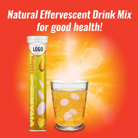 Vente directe d'usine, comprimés effervescents de haute qualité à base de vitamine C + zinc + vitamine D3