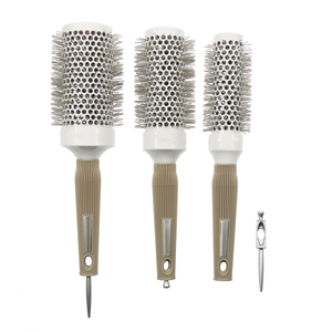 Custom Professional Salon <strong>Blowdry</strong> <strong>Brushes</strong> Ionic Bore Bristle <strong>Brush</strong> Wholesale Heat Hair <strong>Brush</strong> Manufacturer - Product Image 2